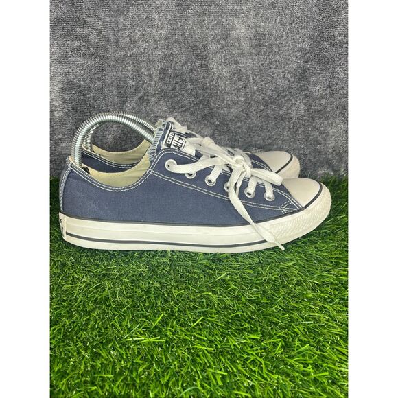 Converse Chuck Taylor All Star Low Top Navy Canvas Sneakers Unisex Men’s 7 / Wom - Picture 3 of 8